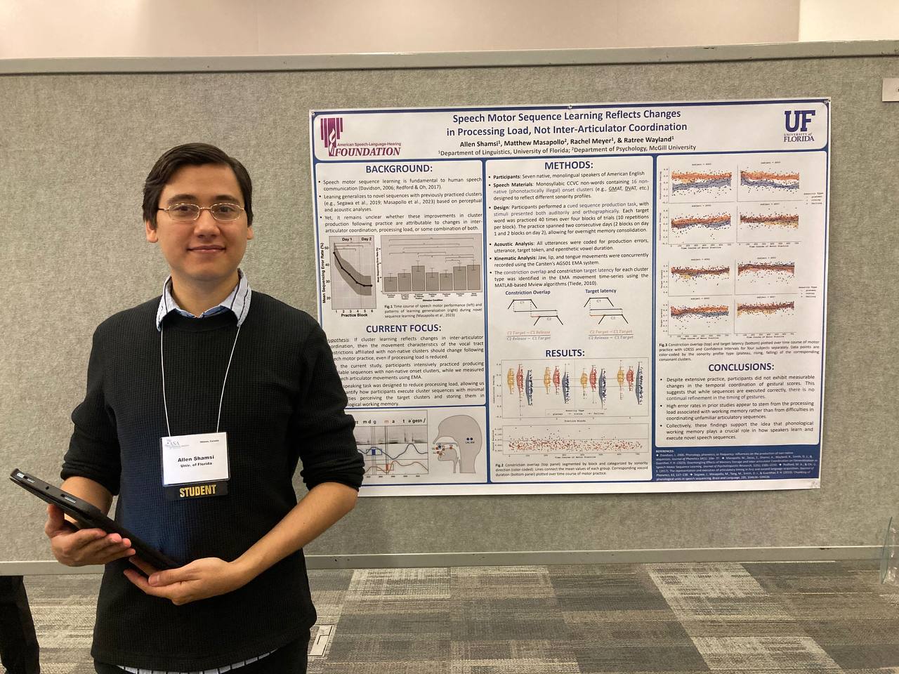 PhD Student Presents Co-Authored Paper